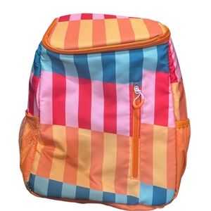 Striped Multicolor Backpack - Vibrant Summer Stripes